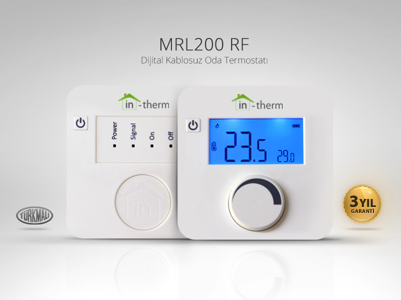 in-therm MRL-200-RF TM Dijital Oda Termostatı 